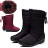 Bottes dhiver pour femmes en plein air,  bottes de pluie imperméables antidérapantes pour garder au chaud duvet épai