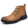 Bottes doutillage antidérapantes confortables en cuir de vachette rétro pour hommes