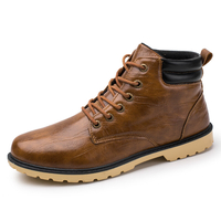 Bottes doutillage décontractées antidérapantes confortables rétro pour hommes