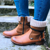 Bottes dépissage de chaussettes dhiver chaudes"idiennes pour femmes de grande taille