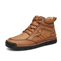 Bottes en cuir microfibre antidérapantes pour hommes Soft
