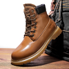 Bottes Martin décontractées à bout rond et antidérapantes pour hommes