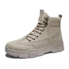 Bottines à lacets en cuir microfibre de style de travail décontracté pour hommes