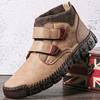 Bottines décontractées à couture à la main et antidérapantes pour hommes