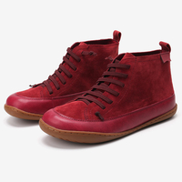 Bottines décontractées pour femmes,  couture antidérapante