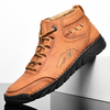 Bottines en cuir microfibre pour hommes Soft