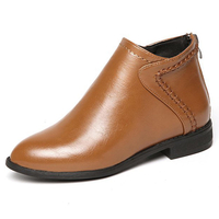 Bottinesdécontractéesconfortablesàglissièrepour femme