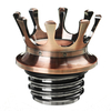 Bouchon de réservoir de moto Style de couronne CNC Bouchon de réservoir affleurant pour Harley Sportster 883 1200 Road K