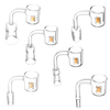 Bouchon en verre de tuyau deau avec clou de quartz de bol de quartz 18mm / 14mm / 10mm mâle / femelle