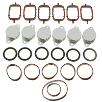 Bouchons vierges à rabat tourbillon 6 pièces avec joints de collecteur dadmission pour BMW E38 E39 E46 E53