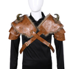 Boucle de costume Armor en cuir cosplay médiévale dhommes en cuir pour le costume de partie de carnaval de Hallowee