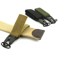 Boucle de sangle à crochet mousqueton Nylon Molle Belt Hanging Key Ring Outdoor Tool