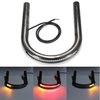 Boucle plate de siège dextrémité de traqueur de cadre de café de cadre de coureur avec LED tournez la lumière de fr