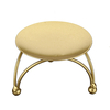 Bougeoir doré de table ronde de bougeoir de fer pour la fête dornement de mariage