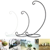 Bougeoir en fer Bougeoir Boule de verre Boule en métal Lanterne Hanging Stand Décorations pour la maison