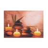 Bougies aromatiques pierres toile mur Art photo sans cadre tenture murale photo peinture maison salon bureau décor