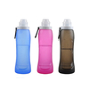 Bouilloire se pliante portative de bouteille deau de silicone pliable de 500ml pour faire du vélo des sports en ple