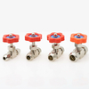 Boule Balve 6mm 8mm 10mm 12mm tuyau Orange poignée en plastique métal haute pression Durable Tube Type daiguille va