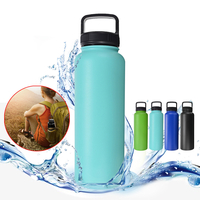 Bouteille deau en acier inoxydable 1200ML grande capacité pour garder au chaud