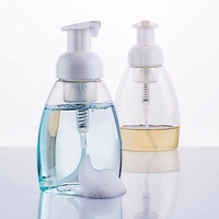 Bouteille moussante de fines bouteilles réutilisables de lotion de shampooing de 300ml distributeur de savon de pompe de