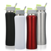 Bouteille thermos isolée de 550ml de bouteille deau de sports dacier inoxydable imperméable à leau