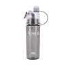 Bouteille deau de pulvérisation de sports de plein air 400 / 600ML avec vélo de paille