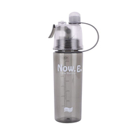Bouteille deau de pulvérisation de sports de plein air 400 / 600ML avec vélo de paille