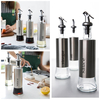Bouteilles de distributeur dhuile dolive 300ML avec entonnoir en acier inoxydable verseur dhuile bouteill