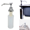 Bouteilles de pompe dévier de salle de bains de distributeur de savon liquide de chrome de cuisine blanche de 220 m