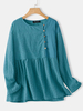 Bouton Broderie Creux Patchwork Plus Taille Blouse