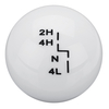 Bouton de changement de cas de transfert rouge noir blanc bleu pour JEEP YJ TJ JK Shifter