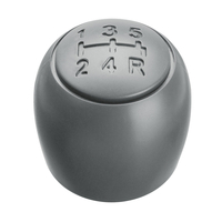 Bouton de changement de vitesse automatique 5 de voiture pour Fiat 500 500c Panda 2003-2012 gris