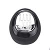 Bouton de changement de vitesse en cuir PU brillant 5/6 vitesses pour SAAB 9-3 2003-2012