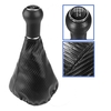 Bouton de changement de vitesses de changement de vitesse de 5 vitesses en carbone pour VW POLO GOLF MK4 BORA SEAT