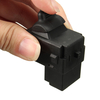 Bouton de commande de commutateur de lève-vitre électrique à bouton de voiture noir pour Chrysler