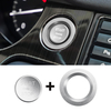 Bouton de démarrage de voiture Carbone Interrupteur Couverture de moteur moulage intérieur pour Land Rover Discovery Spo