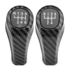 Bouton de levier de vitesse manuel de couleur de fibre de carbone de voiture 5/6 vitesses pour BMW E90 E91 E92 X1 X5 X3