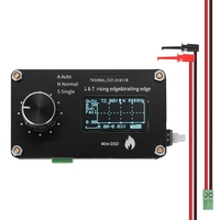 Bouton mécanique daffichage OLED de 0, 96 pouce Fréquence déchantillonnage de 250 kHz Oscilloscope simple Régla