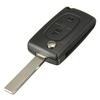 Boutons clés lointains id46 2 433 MHz transponder puce pour peugeot 207 307 308 407