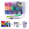 Boutons de fermeture en plastique T5 Snap 150/240/360 Pcs pour presse en résine de tissu