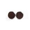 Boutons de manchette Vintage Business Vintage en noyer pour hommes
