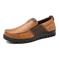 Bouts de mocassin confortables pour hommes Menico Soft Richelieus en cuir décontractés