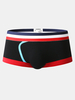 Boxer sans couture en coton pour homme Soft sous-vêtements taille moyenne