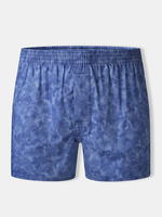Boxer taille moyenne respirant à imprimé tie-dye 100% coton pour homme