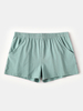 Boxers confortables de poche de taille élastique de sous-vêtements de couleur unie pour hommes en coton