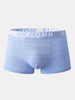 Boxeurs antibactériens respirants de ceinture de logo de sous-vêtements de coton des hommes avec la poche
