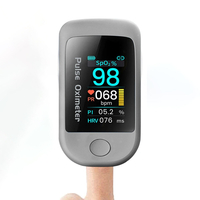 Boxym Smart Bluetooth 5.1 Oxymètre de pouls du bout des doigts HRV Variabilité de la fréquence cardiaque Moniteur APP Co