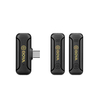 BOYA BY-WM3T2 U2 U1 2.4G sans fil Type-C Système de microphone de téléphone portable Android pour tablette caméra ordina
