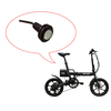 BOYUEDA 26AH Vélo Feu Arrière Étanche Vélo Feu Arrière Rouge Mini Rond LED Feux Latéraux Feu arrière Lampe