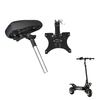 BOYUEDA 10 pouces siège de Scooter électrique réglable absorbant les chocs Soft éponge en cuir Skateboard selle Scooters